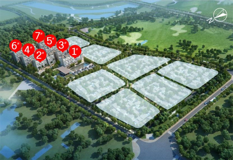 保利海棠湾别墅A户型在售建面69.44m² 总价720-800万/套